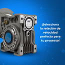 Reductor de Velocidad Tamaño 63 – 40:1 DZ para Armazón 56C con flecha 1 1/8” Mod. RV63-40-56C