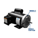 Motor Eléctrico HAB Monofásico 3 HP 3550 RPM Arm. 56J Mod. H56J3S2C-C