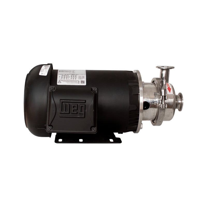 Bomba Acero Inoxidable 2 Hp Trifasica 220/440v Uso Sanitario 1 1/2 x 1"