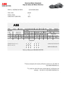 Motor Eléctrico ABB Trifásico 40 HP 1750 RPM Arm. Hierro STD Mod. A7B10001013512