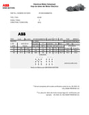 Motor Eléctrico Vertical Flecha Hueca ABB Trifásico 50 HP 1750 RPM Arm 326TP Mod. A7B10001016144