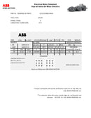 Motor Eléctrico ABB Trifásico 20 HP 1750 RPM Arm. Hierro STD Mod. A7B10001013491