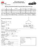 Bomba ABB 5 HP 3550 RPM Hierro Fundido Trifasica Cabezal 2 x 1 1/2" Alta Presion