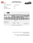 Motor Eléctrico ABB Trifásico 3 HP 1750 RPM Arm 182TC Mod. A7B10001013516