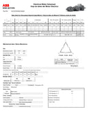 Motor Eléctrico ABB Trifásico 30 HP 3550 RPM Arm. Hierro STD Mod. A7B10001014931