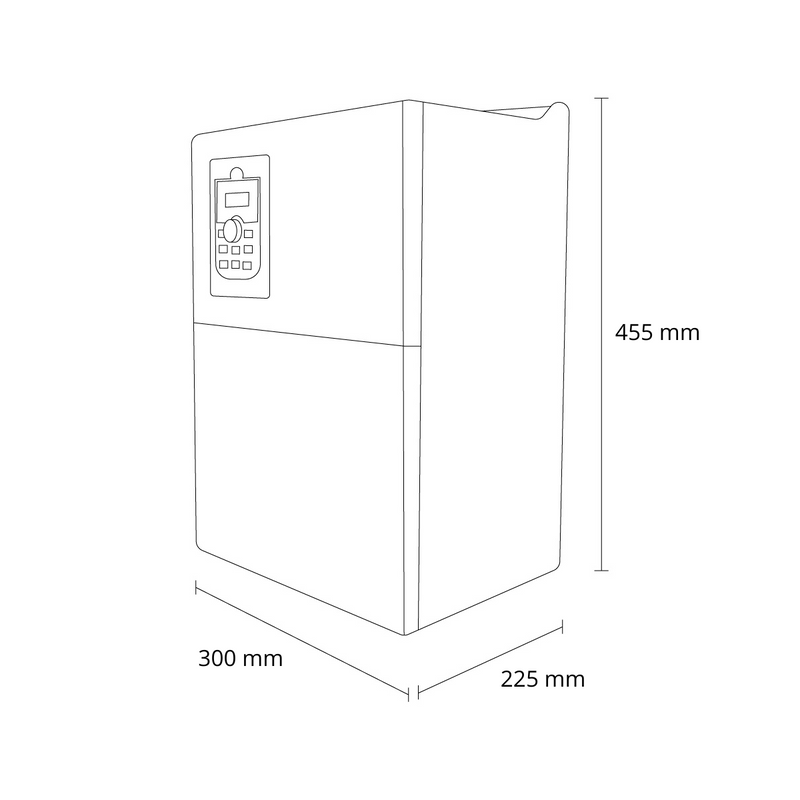 Variador De Frecuencia HAB Motor 60 Hp Trifasico 440v 90 Amp