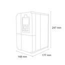 Variador De Frecuencia HAB Motor 5 HP Monofasico 110v A Trifasico 220v