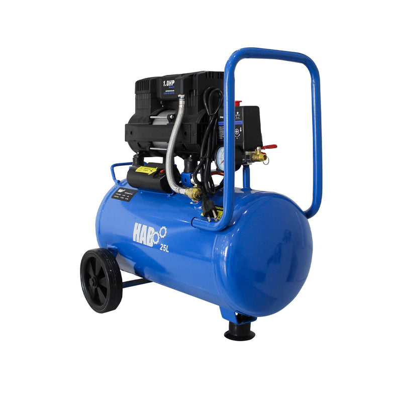 Compresor De Aire Electrico 1 Hp 25 Lt Libre De Aceite 110v