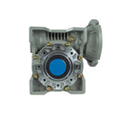 Motorreductor HAB Corona Sin Fin 90° Tamaño RV90 Trifasico 1.5 HP Armazon 140TC 60:1 29 RPM Flecha 1 3/8"
