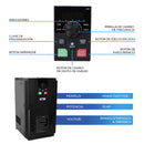 Variador De Frecuencia HAB Motor 15 HP Entrada Bifasica/Trifasica Salida Trifasica 220v