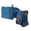 Motorreductor HAB Corona Sin Fin 90° Tamaño RV90 Bifasico 3 HP Armazon 180TC 7.5:1 233 RPM Flecha 1 3/8"