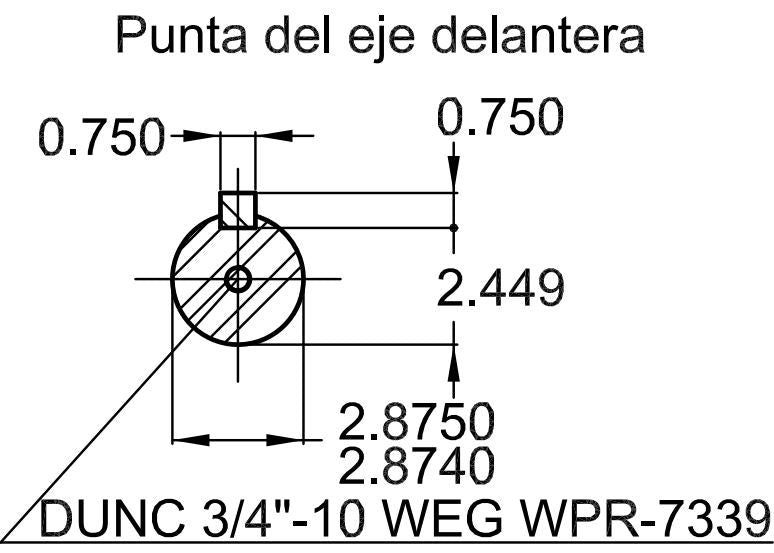 Motor Weg Trifasico 100 Hp 1750 Rpm 208-230/460v Mod. 12860609