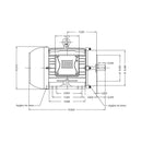 Motor Trifásico Weg 10 Hp 1750 Rpm 220/440v Arm 215t Brida C Mod. 12860548