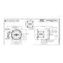 Motor Eléctrico WEG Trifásico 1/2 HP 1750 RPM Arm. 48 Lamina Rolada Brida C Mod. 12826879