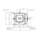 Motor Weg Trifásico 15 Hp 1750 Rpm Eficiencia Premium Mod. 12860555