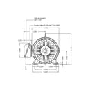 Motor Weg Trifasico 25 Hp 1750 Rpm 208-230/460v Estándar Mod. 12860562