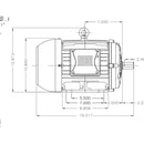 Motor Weg Trifásico 7.5hp 3520 Rpm 230/460v Arm 213 Mod. 12906561