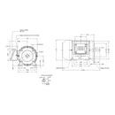 Motor Weg Trifásico 1.5 Hp 1750 rpm Arm De Hierro 220/440 Tc Mod. 12860531