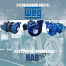 Bomba 50 Hp Weg Cab 8x6 Bridada Alta Presion 3f 208-230/460v