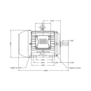 Motor Weg Trifásico 5 Hp 3550 Rpm Alta 220/440v Arm184tw Mod. 12906536