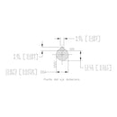 Motor Eléctrico WEG Trifásico 1/2 HP 1750 RPM Arm. 48 Lamina Rolada Brida C Mod. 12826879