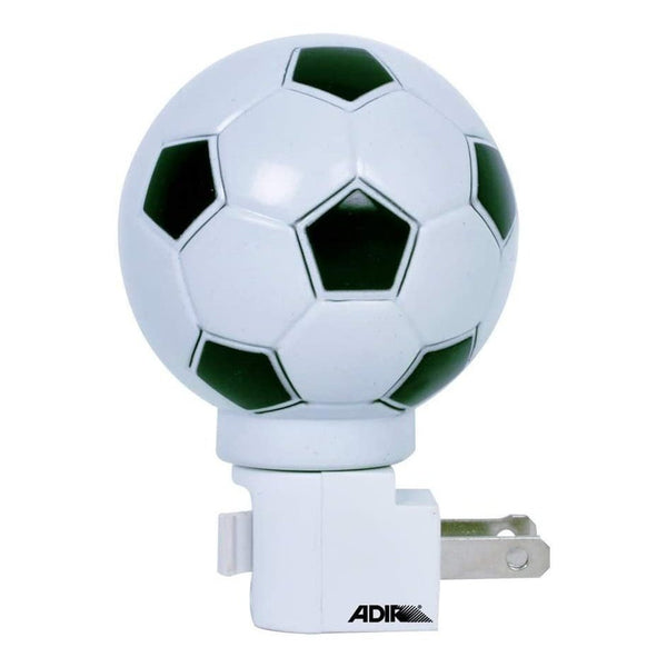 Luz De Noche Forma Balon Soccer Con Apagador 4 W